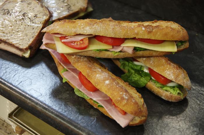 Sandwich Crudités Jambon